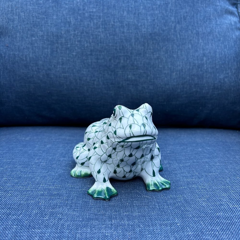 Vintage Frog Statue Andrea by Sadek